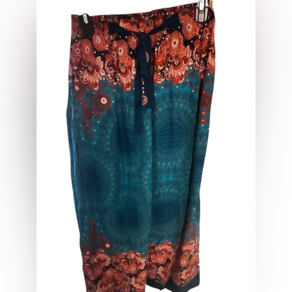 Bohemian Maxi Skirt with Tie Waist